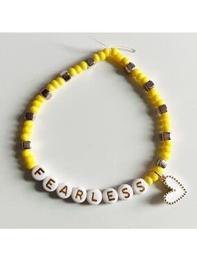 Taylor Swift Eras Tour Friendship Bracelet Fearless